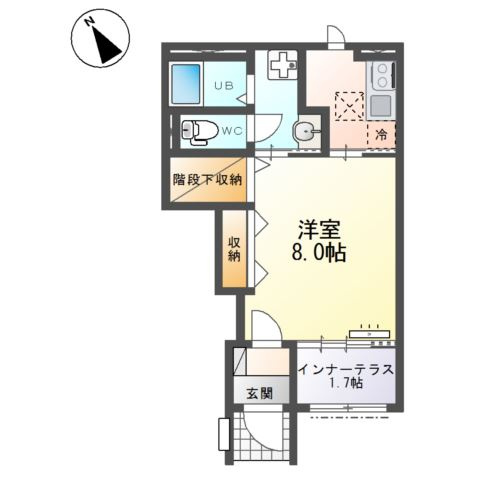 大曽根原町新築アパート②（仮の間取り