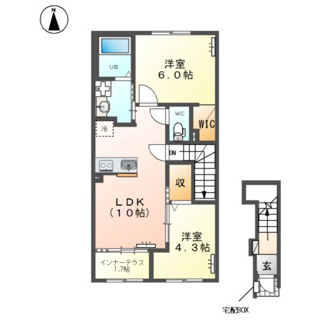 【間取り】 | つくば市高野新築アパート（仮
