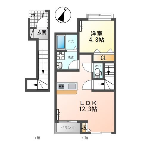 プルミエカーヤの間取り