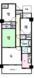 【間取り】 | ライオンズマンション筑波学園都市 | 間取りです