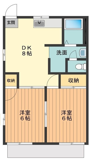 【間取り】 | フレグランス片倉