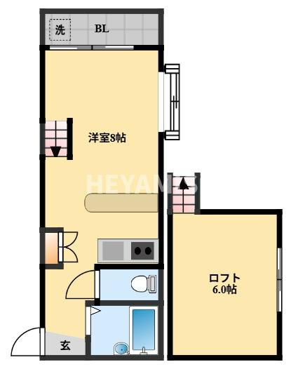 KDマンションの間取り