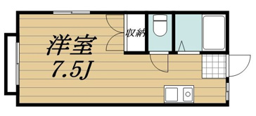 【間取り】 | ちはら台ハイツ　F棟