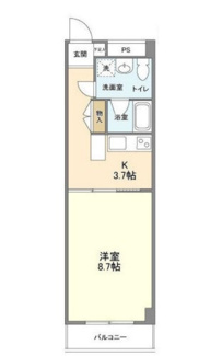 【間取り】 | エミネンス新千葉 | 間取りです。