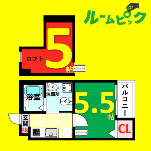 アソシエⅢ(アソシエスリー)　名古屋市賃貸　仲介手数料無料の間取り