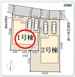 【区画図】 | リーブルガーデン天理勾田２期 | 区画図