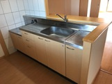 熊本市北区梶尾町のアパートのキッチン