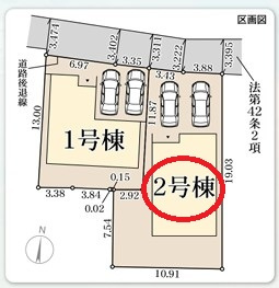 【区画図】 | リーブルガーデン天理勾田２期 | 区画図
