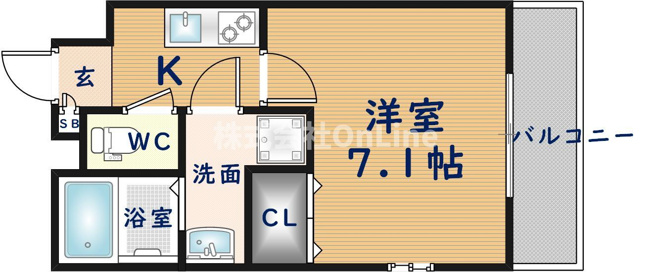 【間取り】 | アッシュメゾン加美正覚寺Ⅱ