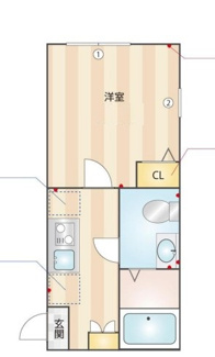 【間取り】 | メゾン　ヴェール　生田 | 間取りです。
