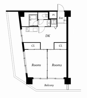 【間取り】 | 信越ビル | 間取りです。