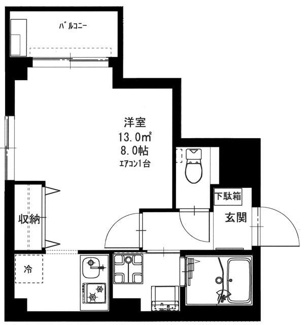【間取り】 | ｂ’ＣＡＳＡ東綾瀬 | 間取りです。
