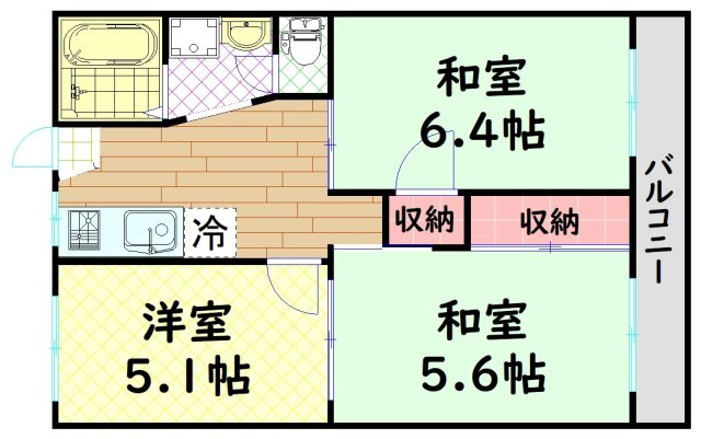【間取り】 | ローズ・コート