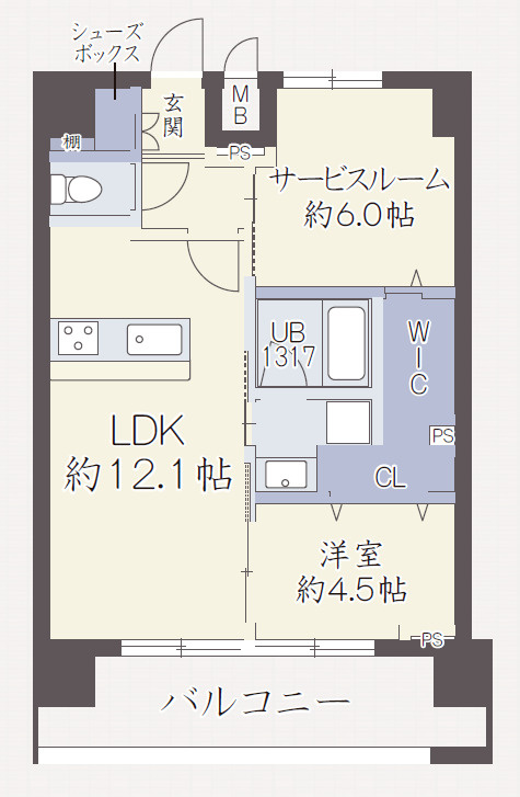シンセリティ大淀の間取り