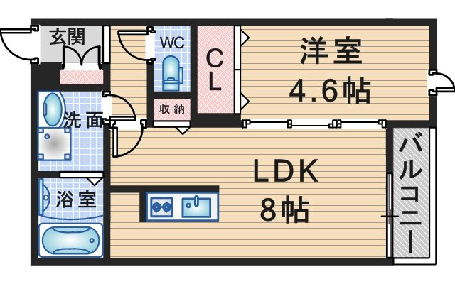 Riemon蛍池の間取り