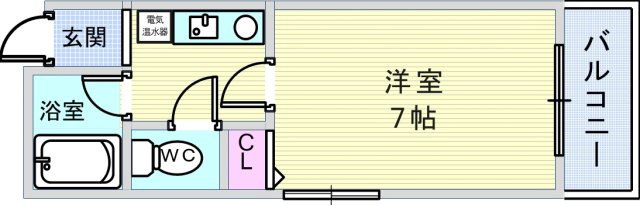 ステイツ豊中本町ビルの間取り