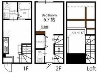 【間取り】 | ハーミットクラブハウス学芸大学 | 間取りです。