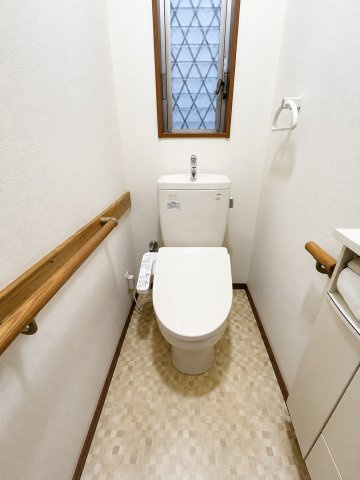 名古屋市中川区愛知町　4SLDK　3階建　リフォーム済みのトイレ|トイレも気になるポイント
