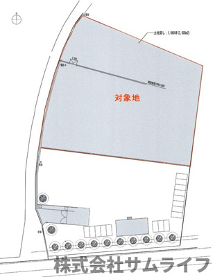 【区画図】 | 長尾借地1058坪