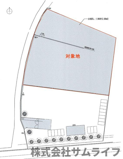 【区画図】 | 長尾借地1058坪