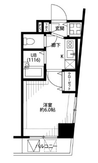 【間取り】 | プレール・ドゥーク水天宮Ⅱ | 間取りです。