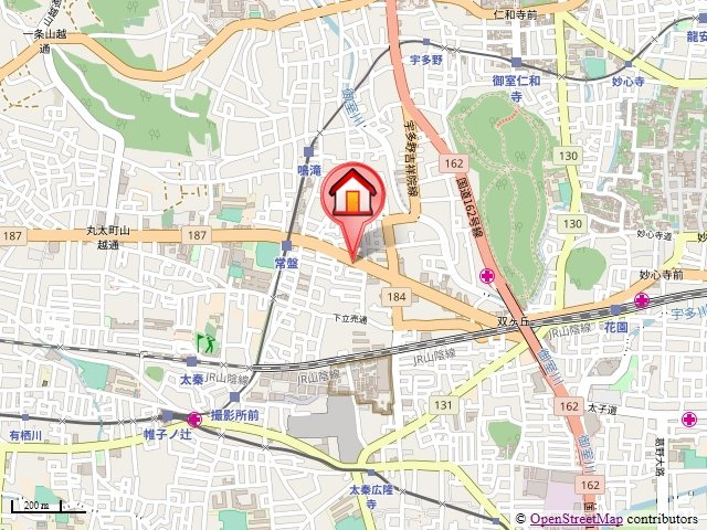 グランドールトキの地図