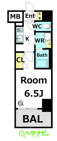 【間取り】 | S-RESIDENCE名駅北alesia(アレシア)