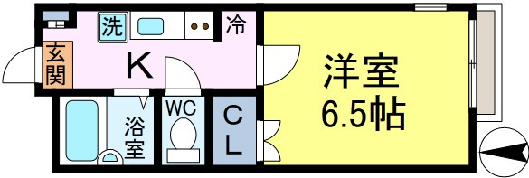 アビターレ中央Ⅰの間取り