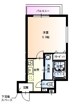 フジパレス鳳中ウエストの間取り