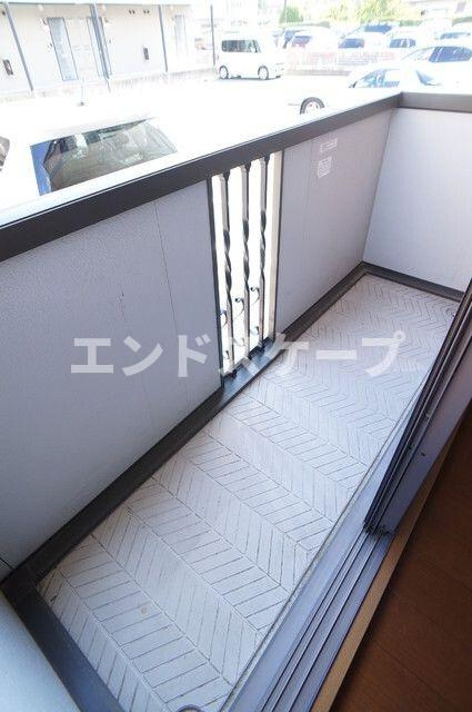 ファミール七日市Ｃのバルコニー|高崎、前橋のお部屋探しはエンドスケープまで！お客様の理想お聞かせ下さい♪