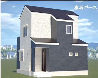 【外観パース】 | 白百合3丁目　ー新築一戸建てー | パース