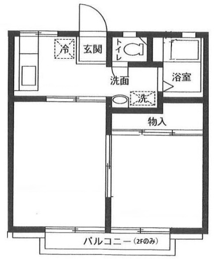 カーサ萩山の間取り