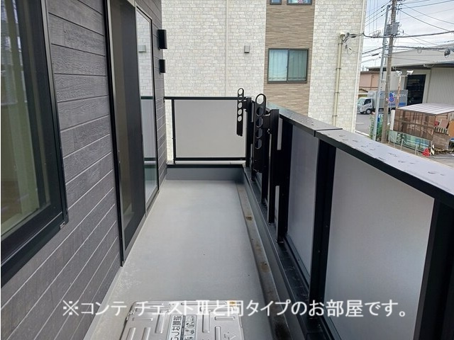 コスモステラス ウエストのバルコニー