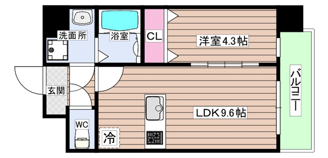 【間取り】 | MAISON PREMIER UMEDA NORTH