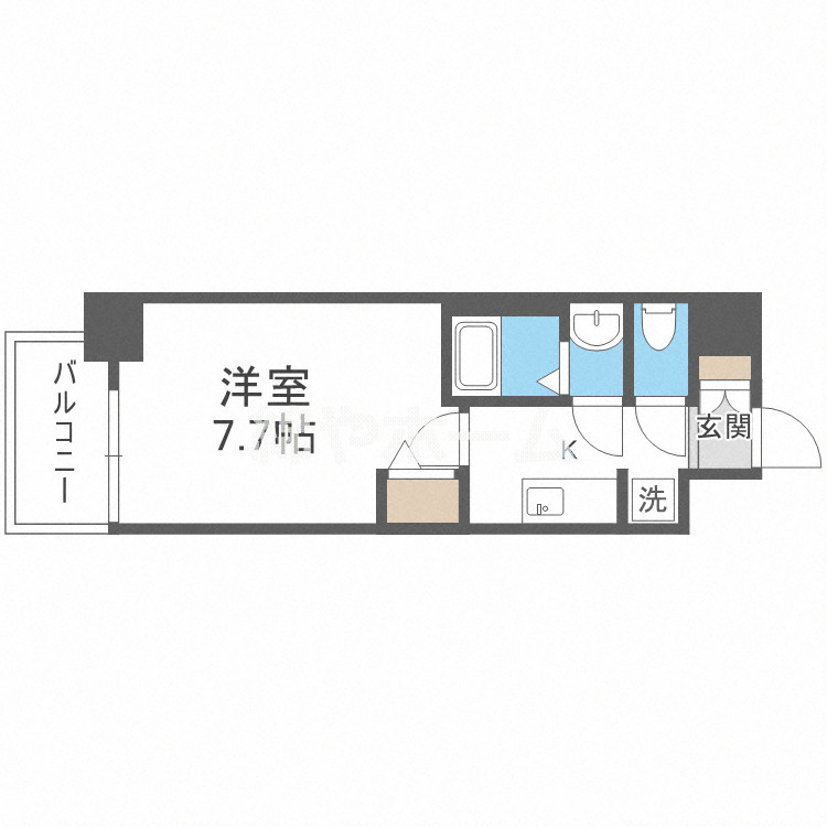 MJC大阪ラフィーネの間取り