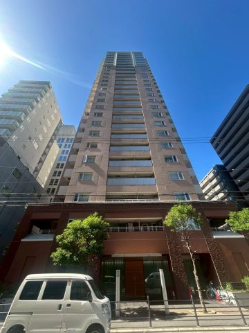 クロスレジデンス大阪新町の外観パース