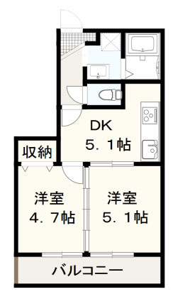 【間取り】 | 長瀬レーベンハイム