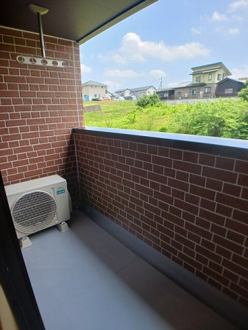 アンバーベル・Ⅱのバルコニー|陽当たり良好なバルコニーです