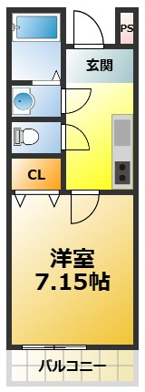フジパレス下池田パセオの間取り