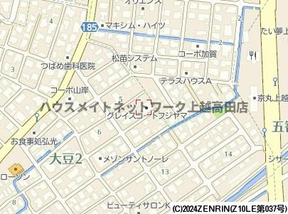グレイスコートＦＵＪＩＹＡＭＡの地図|位置図
