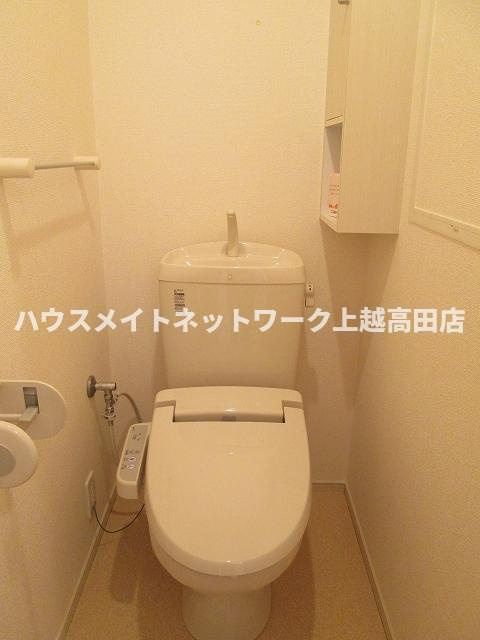 グレイスコートＦＵＪＩＹＡＭＡのトイレ|温水洗浄暖房便座