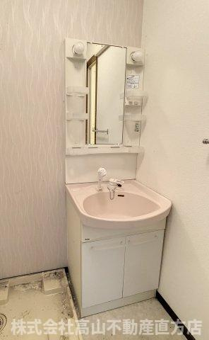 直方市大字植木の賃貸マンションの洗面所