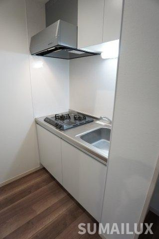 熊本市中央区黒髪２丁目のアパートのキッチン