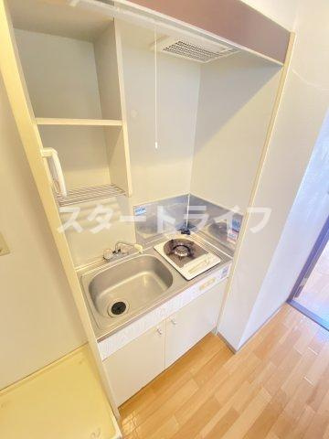 大阪市東淀川区東中島５丁目の賃貸マンションのキッチン