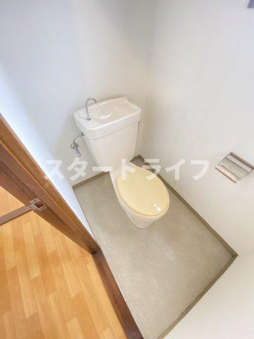 大阪市東淀川区東中島５丁目の賃貸マンションのトイレ