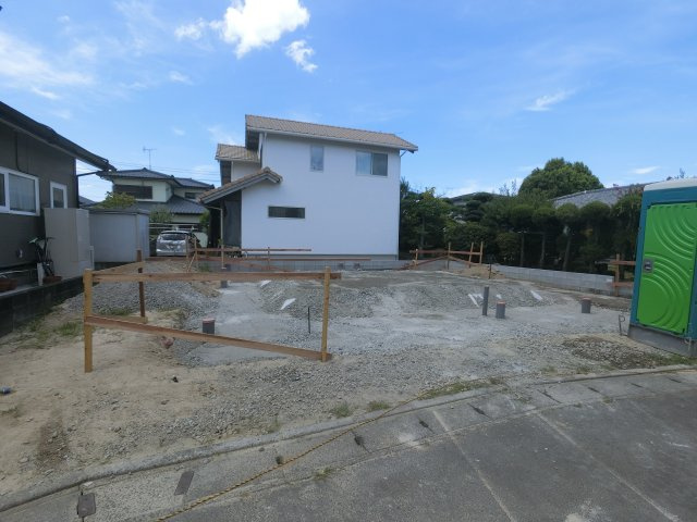 佐賀市高木瀬東第18の外観|建築中