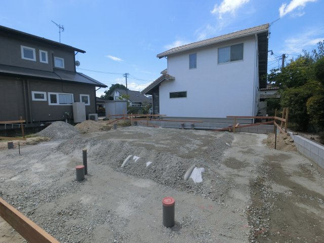 佐賀市高木瀬東第18の外観|建築中
