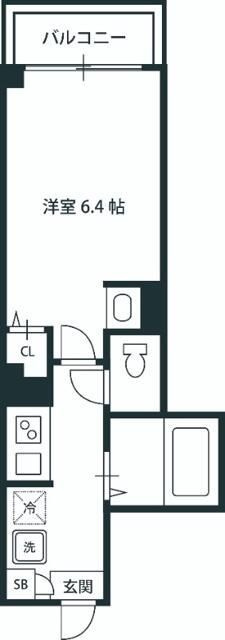 エスパースリュミエール赤羽西が丘の間取り