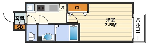 LaDouceur都島高倉町の間取り