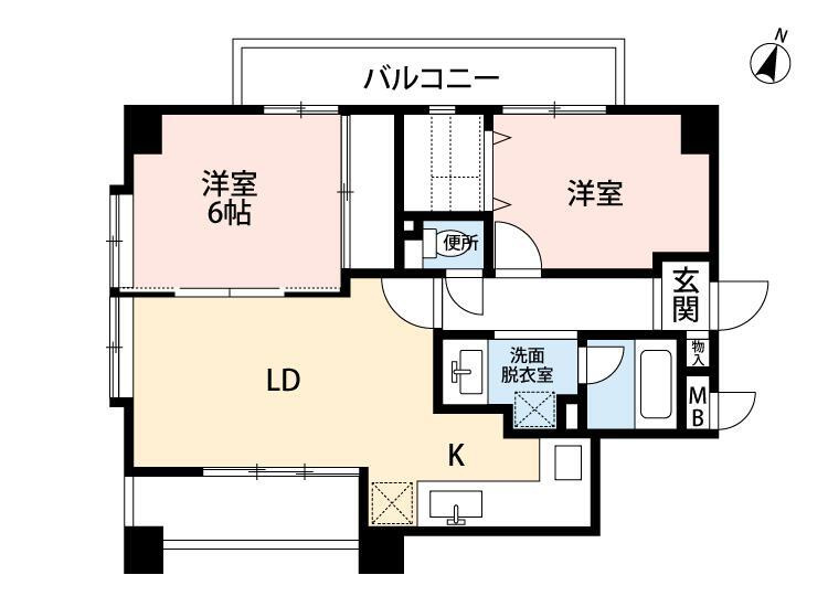 アルカンシェル岡本の間取り